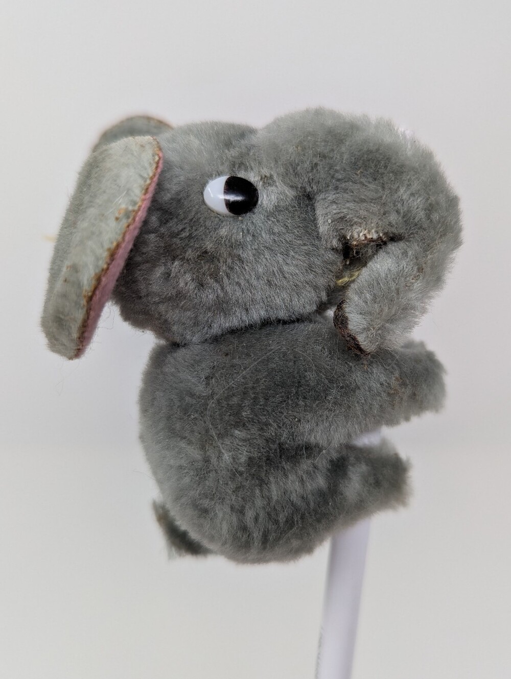 Elephant Pencil Hugger Vintage Plush